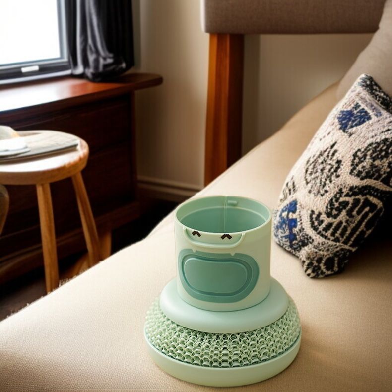 큐티 캐릭터 주방 청소 브러쉬 자동 액체 오염 제거 청소 브러쉬 냄비 브러쉬 펌프식 청소 브러쉬