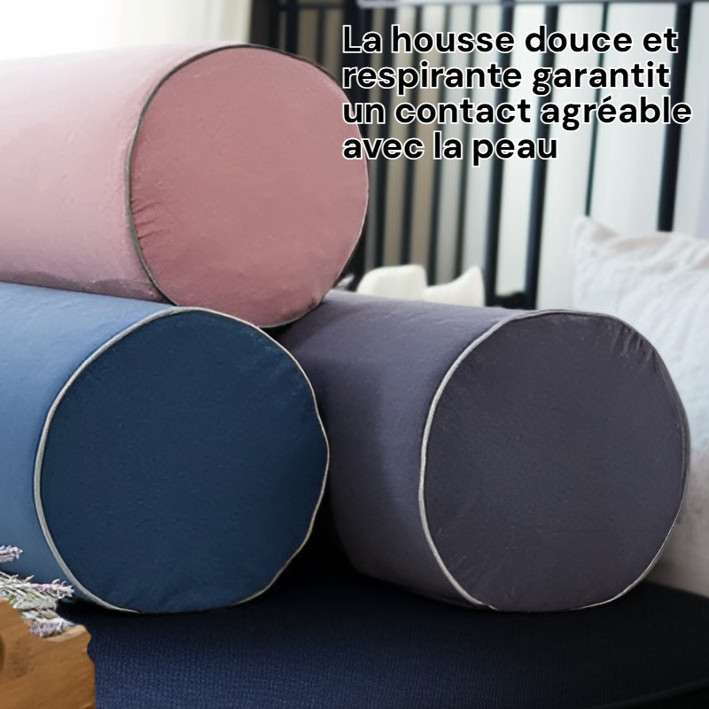 Coussin corporel en latex pour bien dormir avec housse confortable