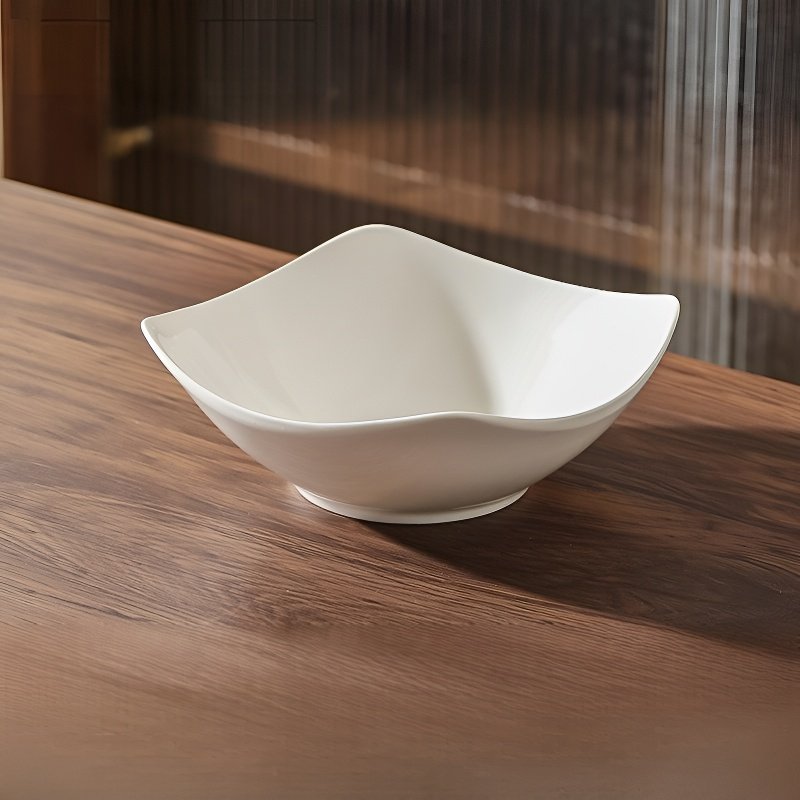 จานเซรามิกอเนกประสงค์สำหรับสลัดและซุป