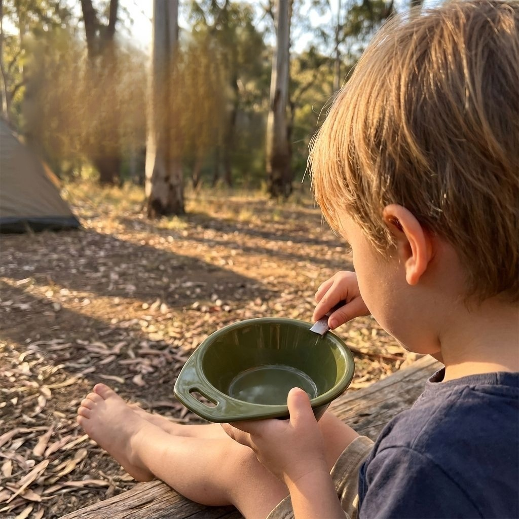 ชุดชามพลาสติกสำหรับตั้งแคมป์กลางแจ้ง