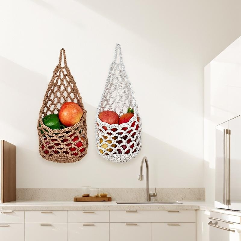 Wall-Mounted Fruit and Vegetable Basket