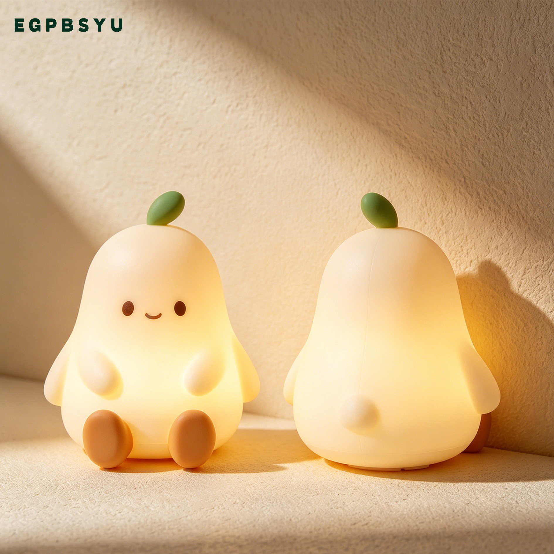 실리콘 야간 조명 (2개)