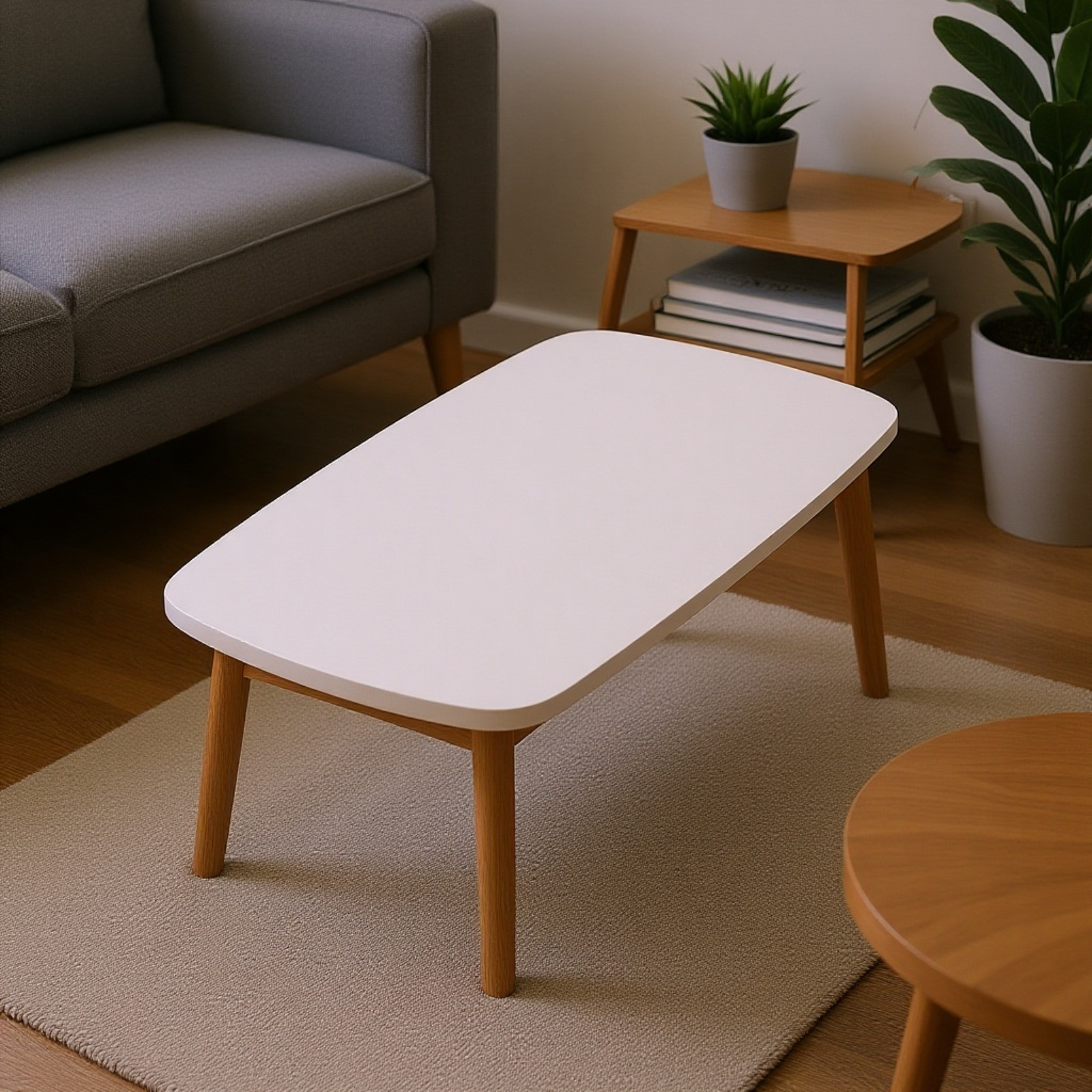 접이식 원목 거실 테이블