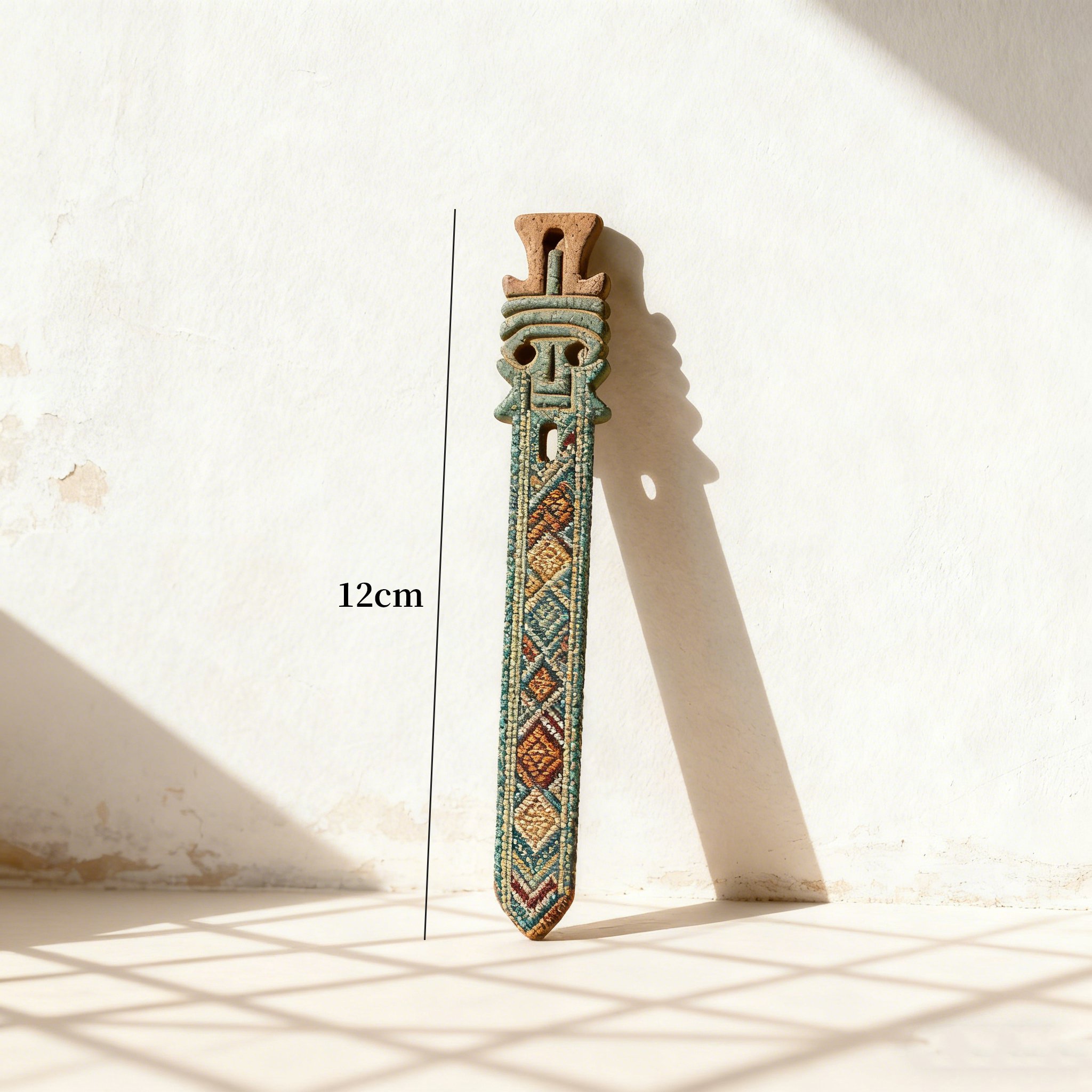 책에 꽂힌 엔틱 동색 북마크 사용 예시