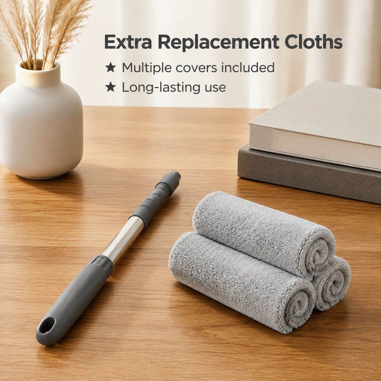 Extendable and extended gap duster
