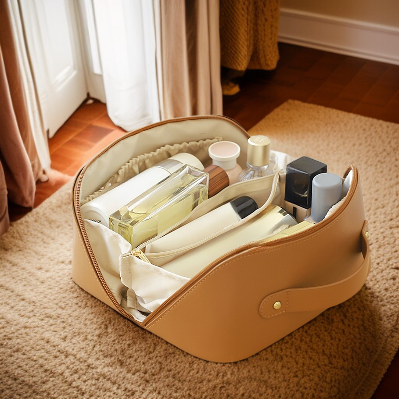 กระเป๋าใส่อุปกรณ์อาบน้ำแบบพกพา ดีไซน์สวย ทนทานหลายฟังก์ชั่น