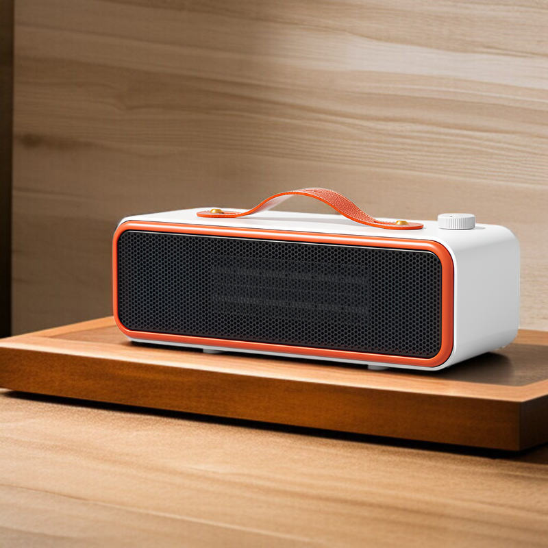 省エネPTCセラミックヒーター搭載 幅広瞬間暖房 室内ヒーター 10秒発熱 最大700W ひっくり返すと自動電源オフ 二段階風量調節 小型家庭用卓上ヒーター 寒い季節の足元ヒーター