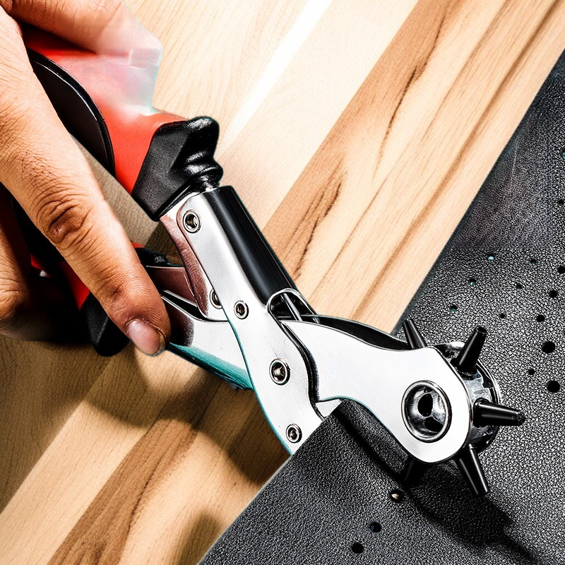 German type laborsaving belt hole punch