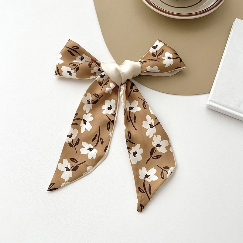 Streaming Line Hair Band ruban double impression cou décoratif filament foulard