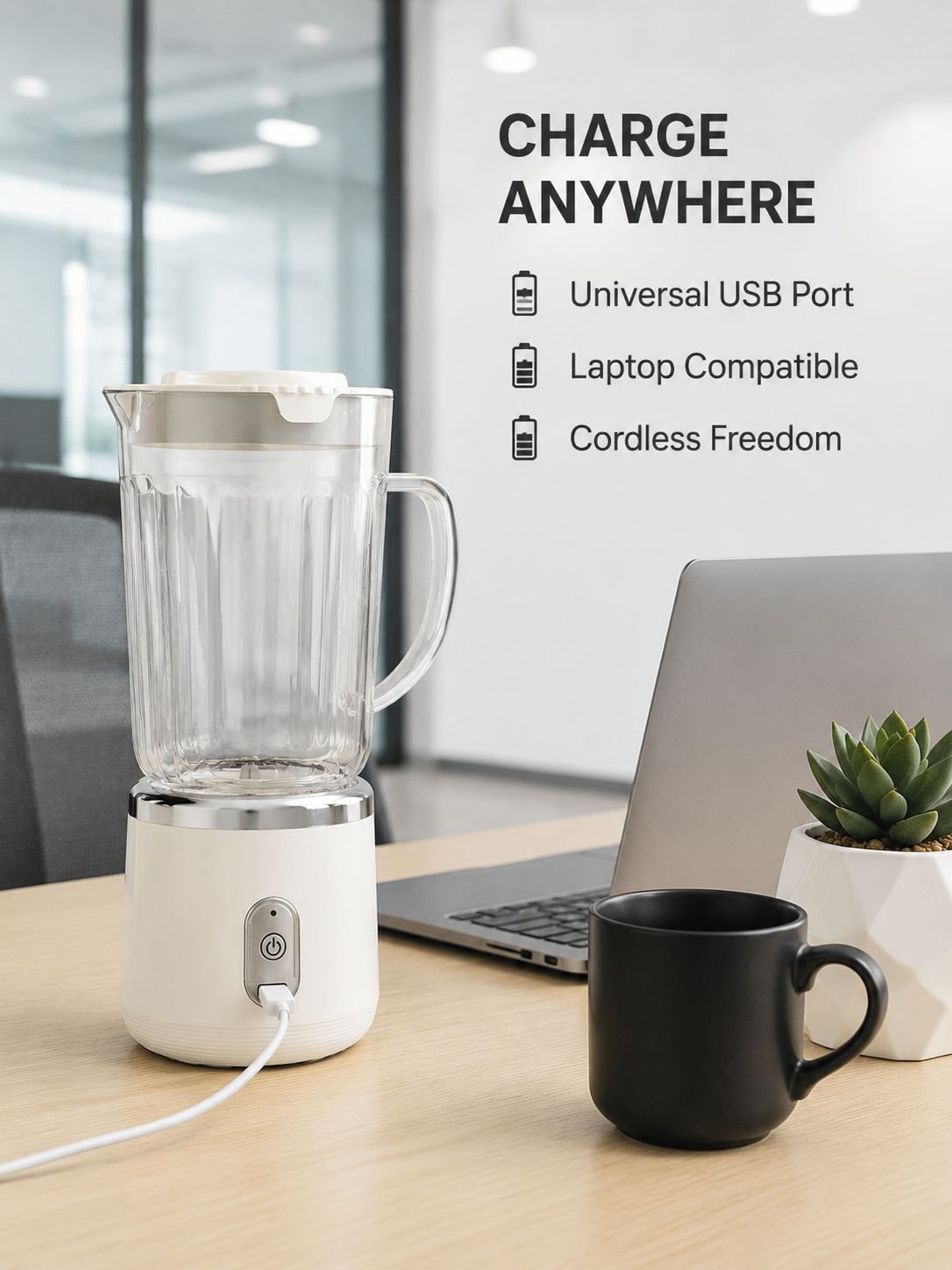 Electric juicer, small, multi-functional, portable juicer, high-speed blender
