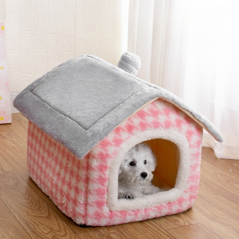 犬用方形舒適寵物窩