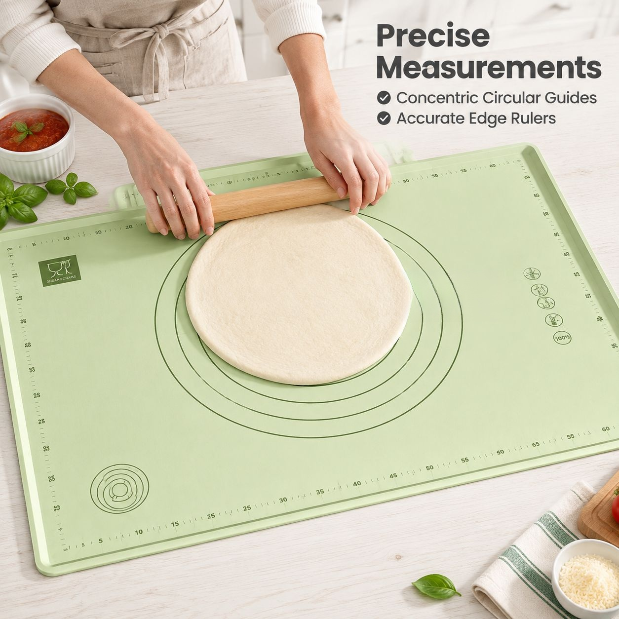 Non-slip Silicone Dough Rolling Mat