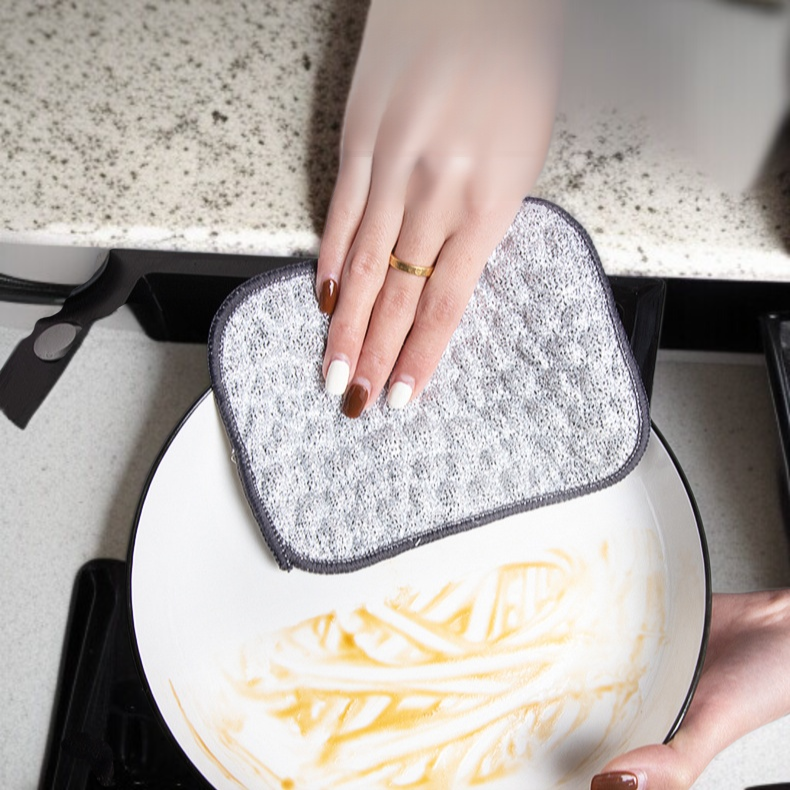 은사 면사 수건 은사 수건 세척이 용이한 주방 이중 두께로 기름이 잘 묻지 않음