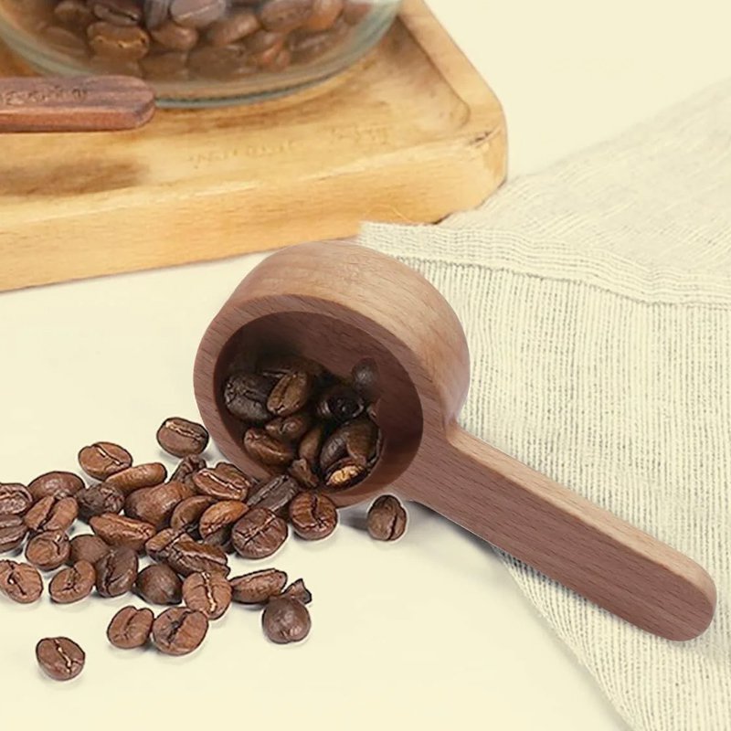 주방 도구 호두나무 커피 스푼