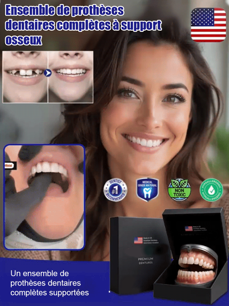 ⭐Transformez votre sourire en 30 secondes : La Prothèse en Silicone Souple n°1 en France