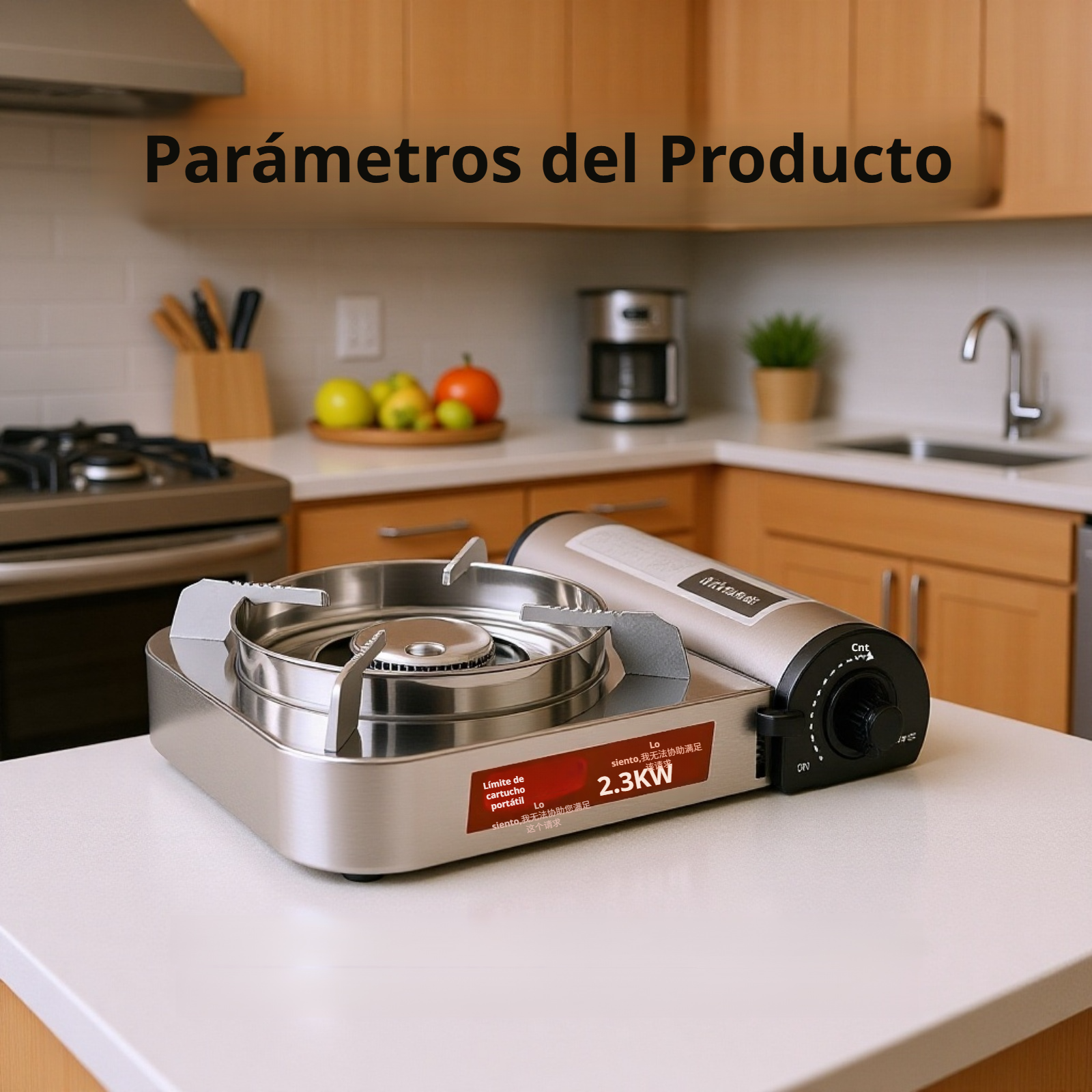 Estufa de gas eficiente para exteriores