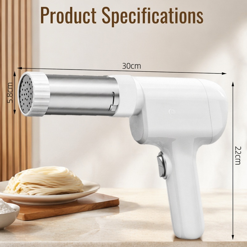 Multifunctional Handheld Noodle Maker (Makes 5 Types of Noodles)