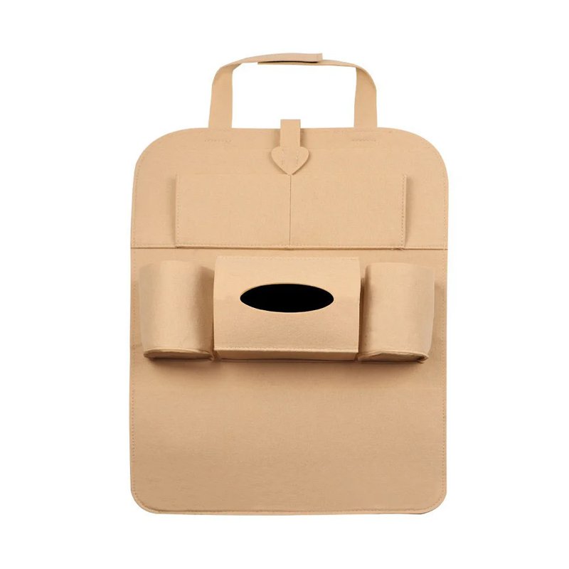 Multi functional car rear seat storage bag storage bag