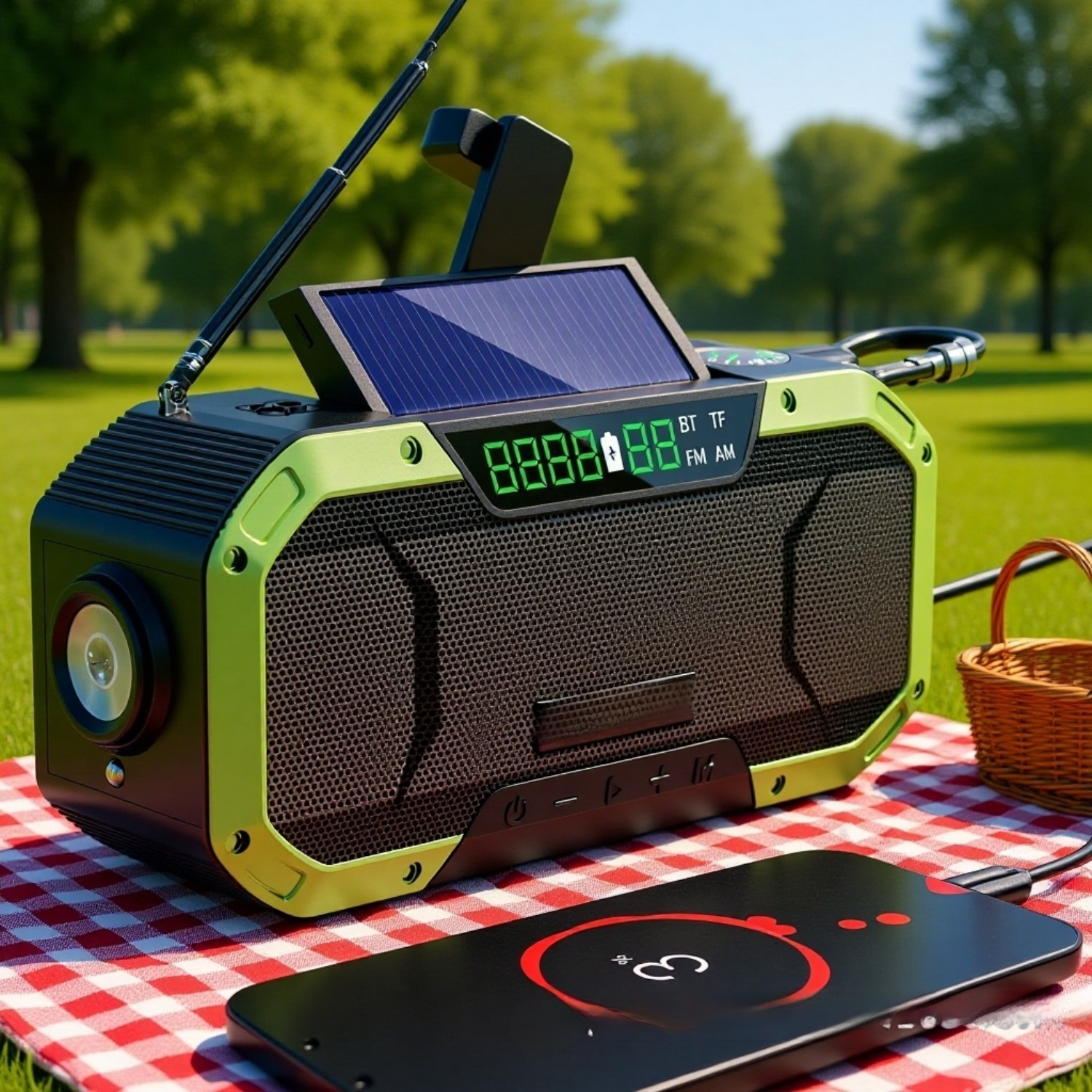 Radio d'urgence multifonction extérieure