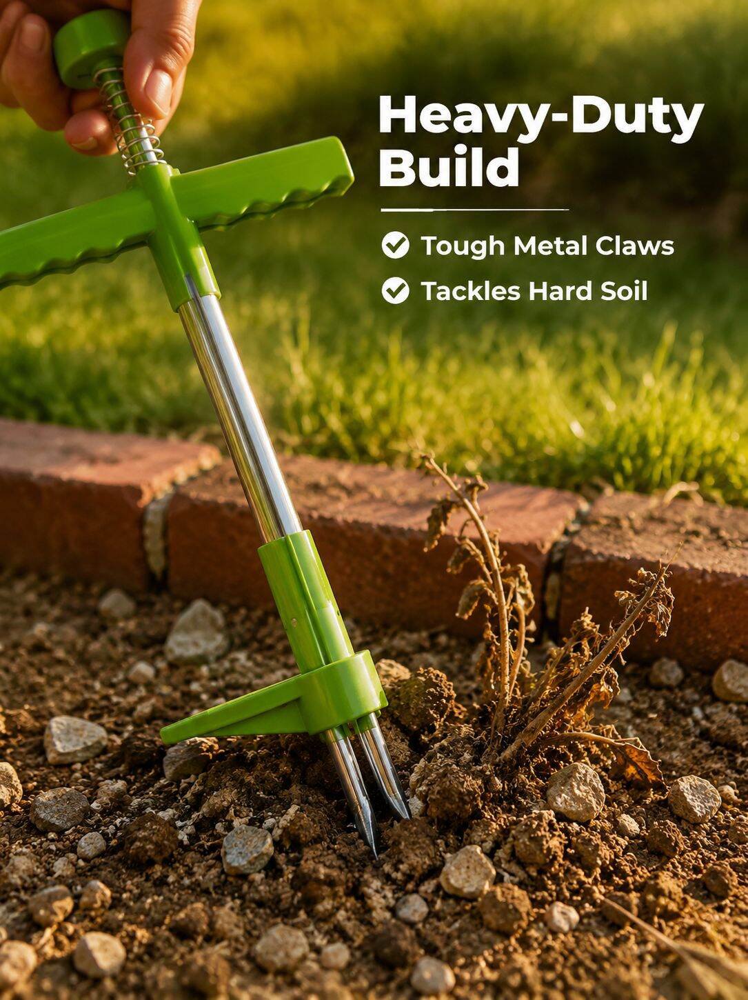 Multifunctional Manual Weeder with Portable Detachable Design