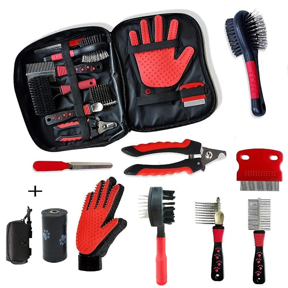 10-in-1 Professional Pet Grooming Scissors Kit