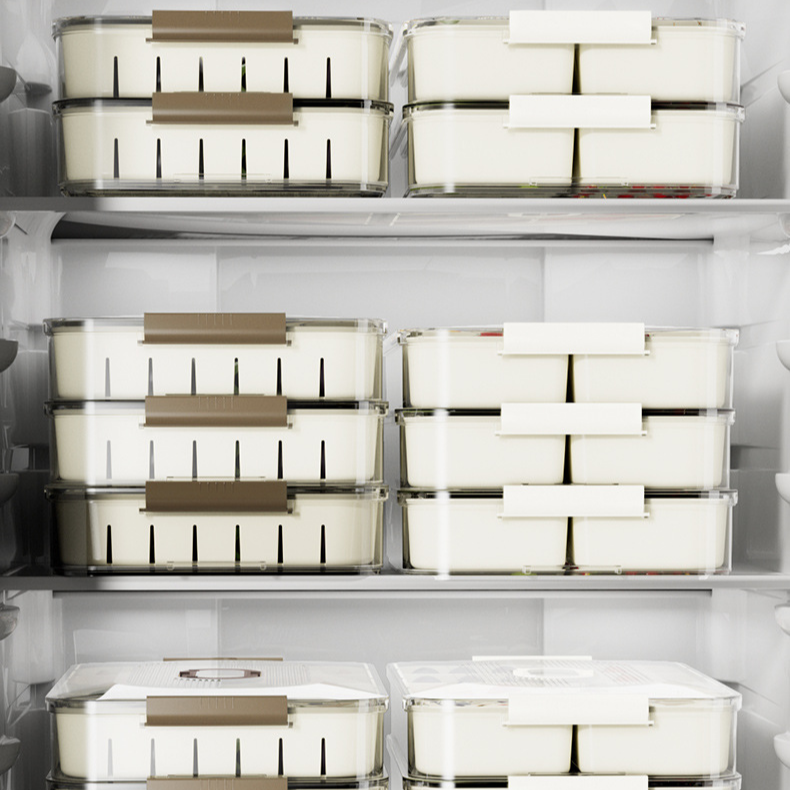 Kitchen Multifunctional Fruit Spice Seasoning Fresh-Keeping Box