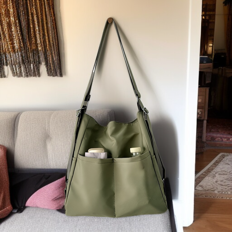 حقيبة ظهر متعددة الاستخدامات للرحلات اليومية، حقيبة عصرية ذات سعة كبيرة، يمكن حملها على الكتف