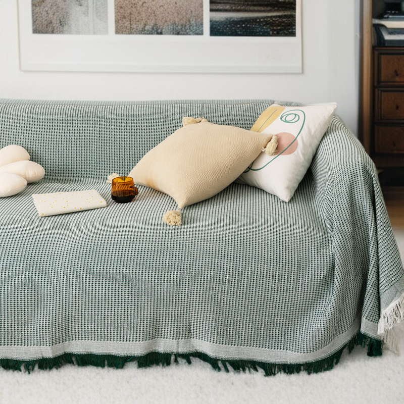 ソファカバーカバーフルカバー綿糸ユニバーサルソファブランケットカバータオル フルカバーソファ