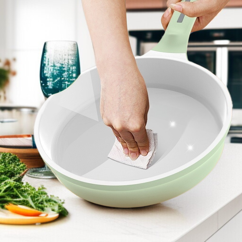 큐티 가정용 라면냄비 세라믹 논스틱 후라이팬 보모젖냄비 라면냄비 라면냄비 큐티 가정용 후라이팬