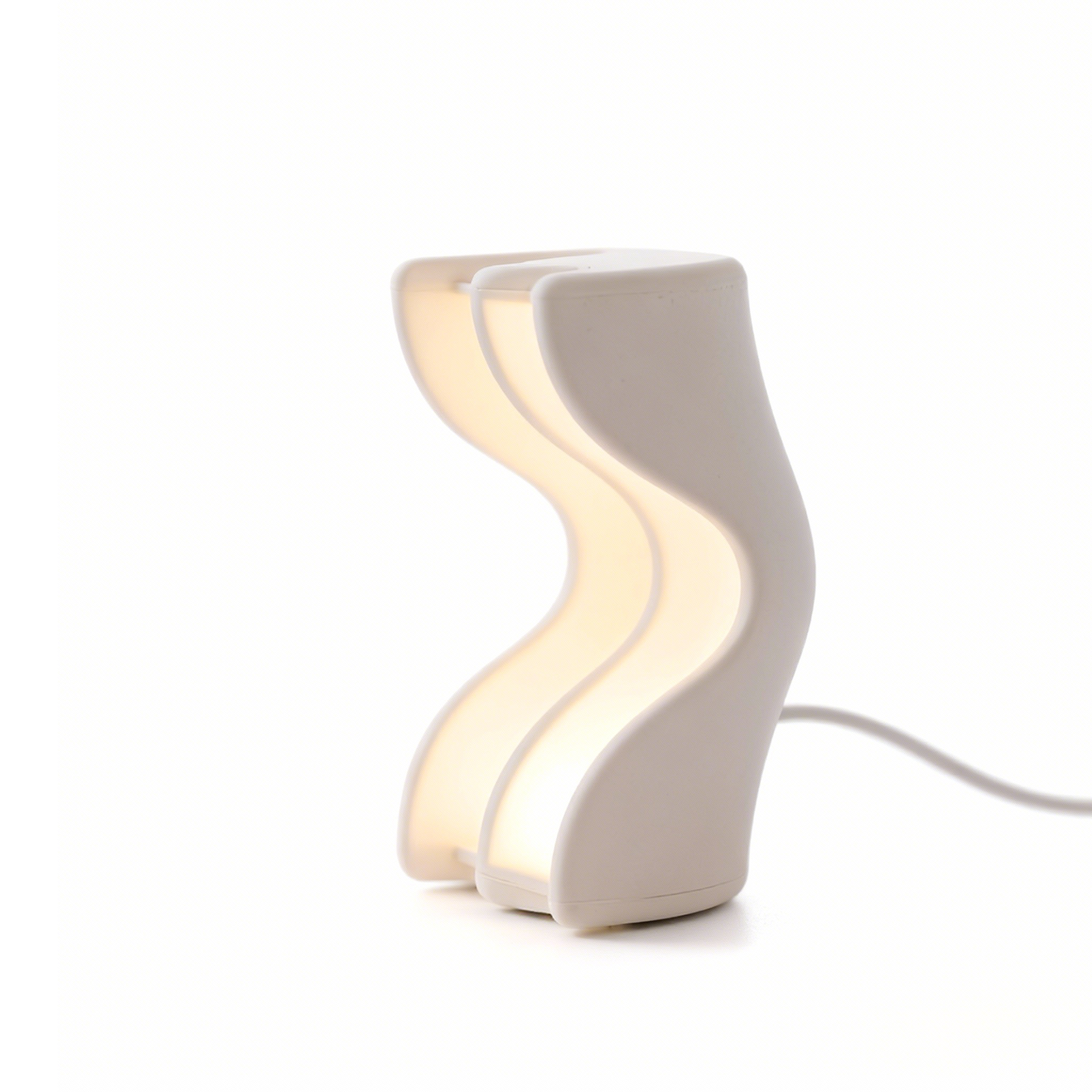 자유롭게 구부러지는 LED 야간등 사용 예시