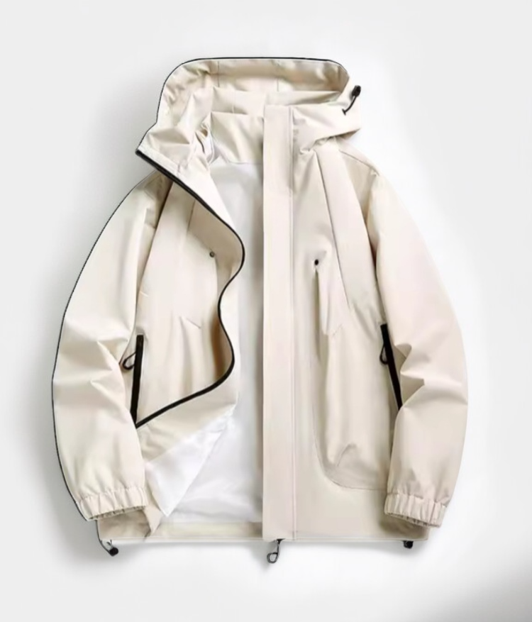 봄가을용 남성 바람막이 트레이닝 자켓 디테일
