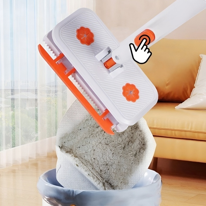 Mop z klipsem do ręczników do twarzy, który nie brudzi rąk