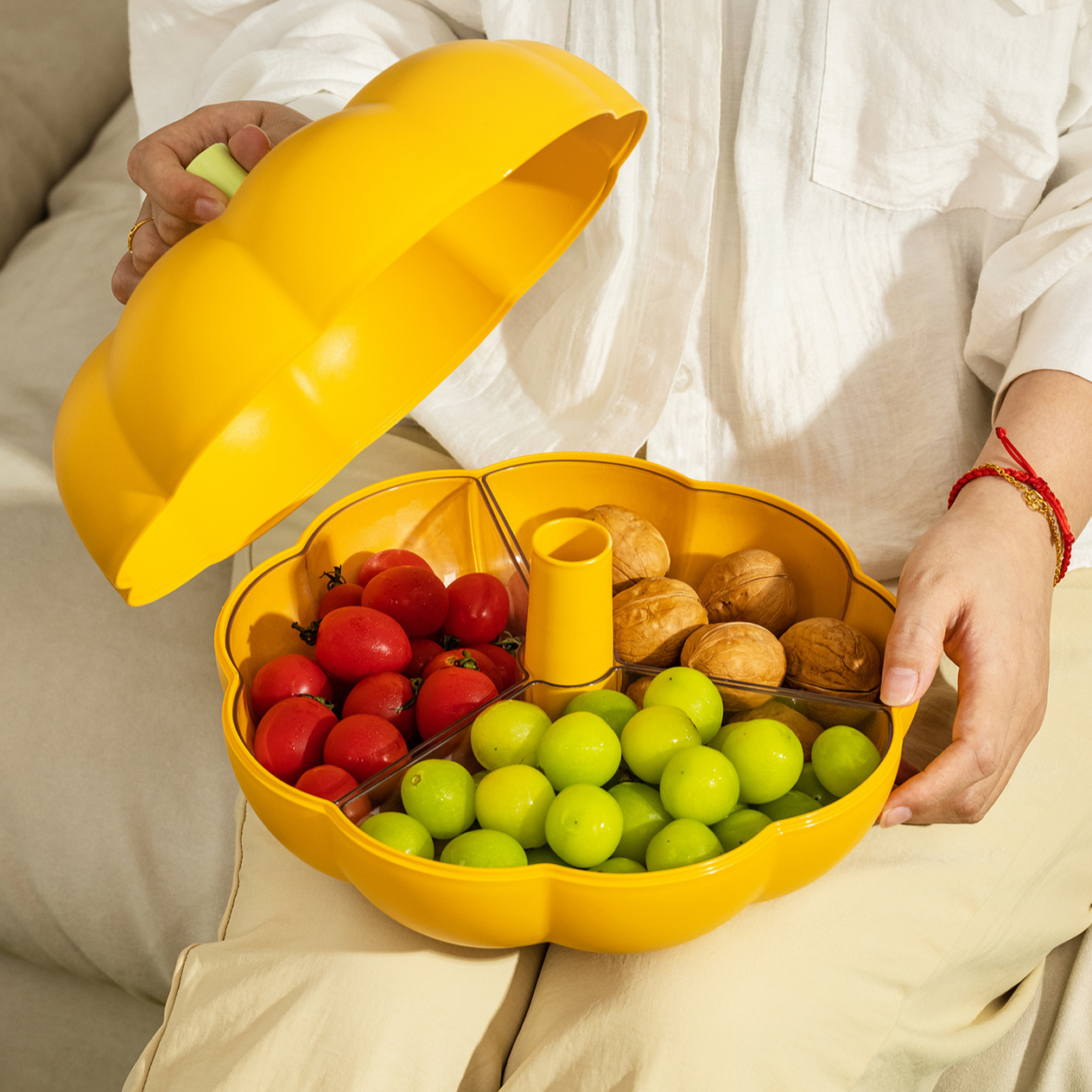Creative Pumpkin Fruit Tray
