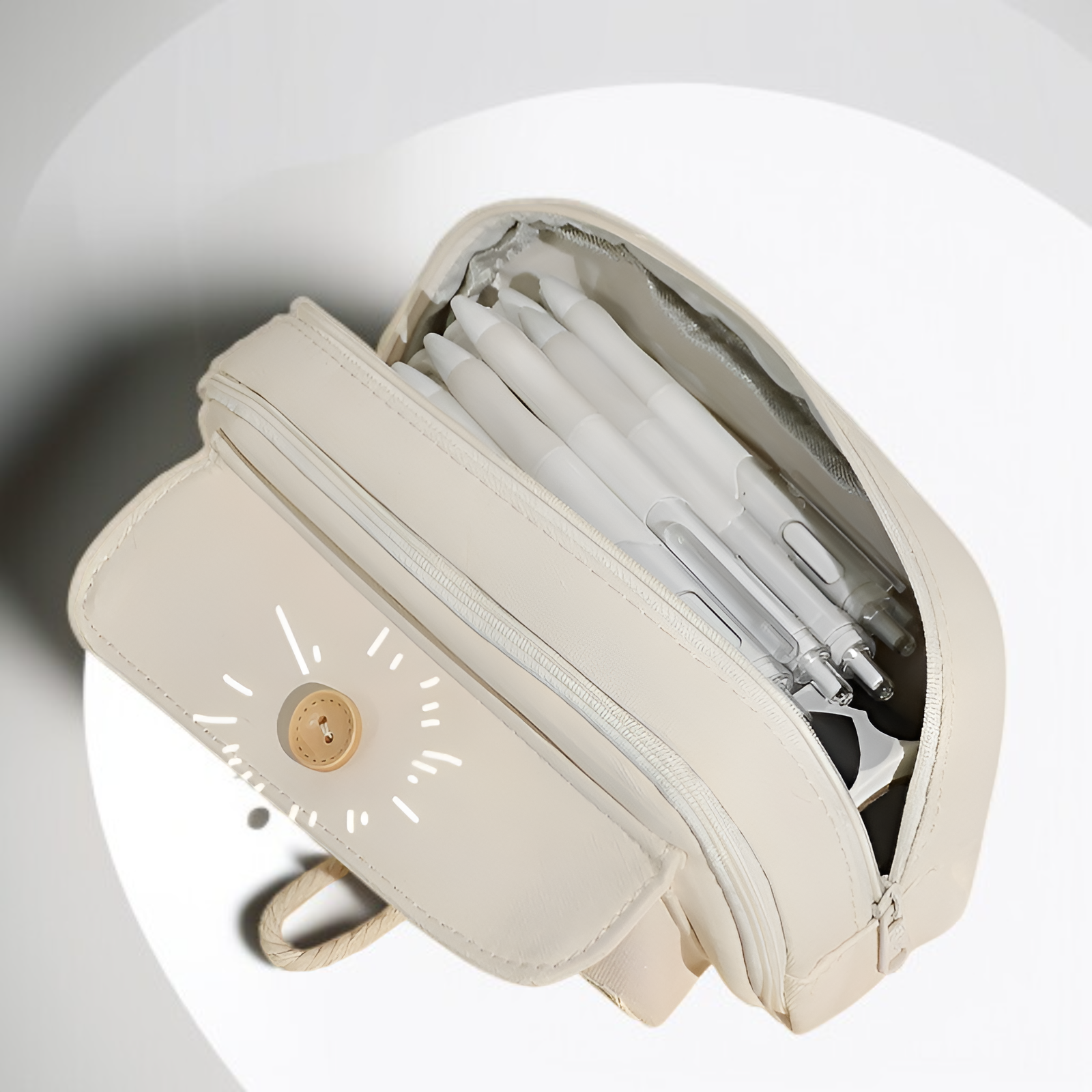 Durable zipper and high-quality fabric pencil case