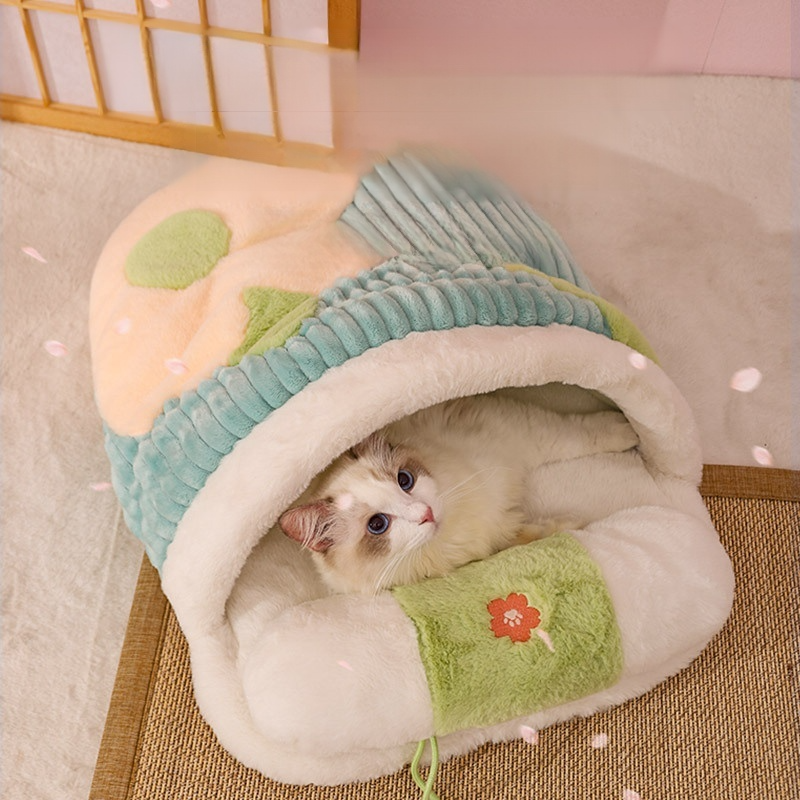  ที่นอนแมวอบอุ่นสำหรับหลายตัวในบ้าน