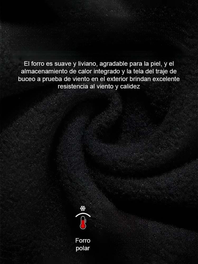 Guantes con forro, cremallera impermeable y a prueba de viento, con pantalla táctil.