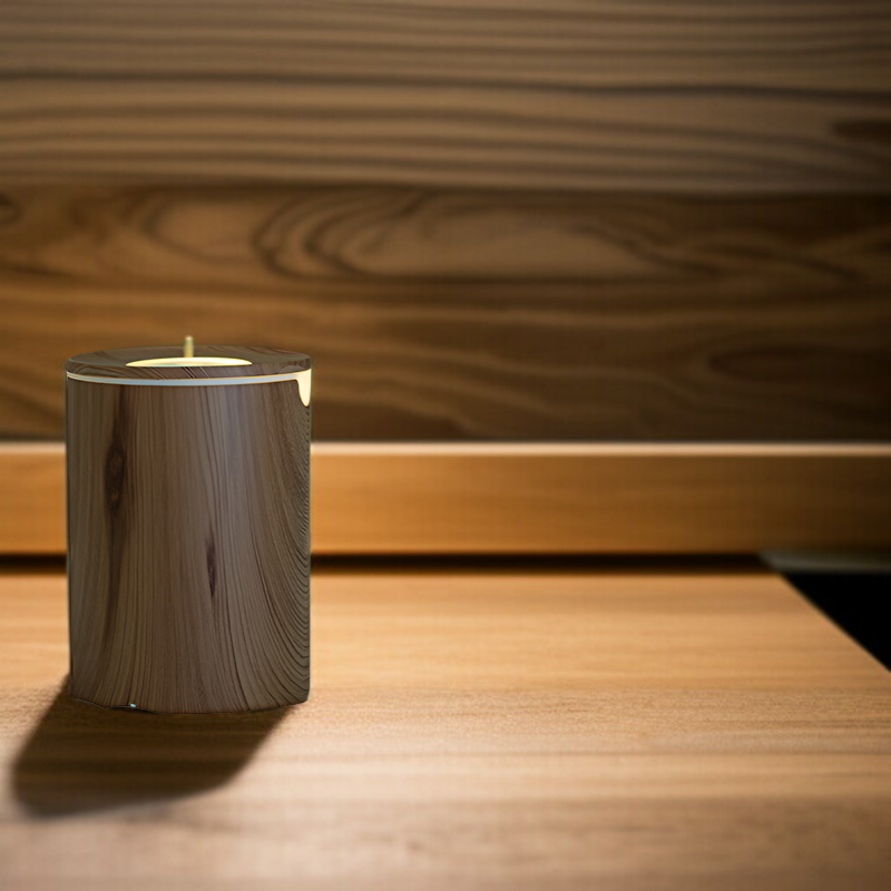 USB加湿器 ポータブル シンプル 木目調 新登場 手頃 大容量 越境 小型 ミニ 車 家庭用 静音