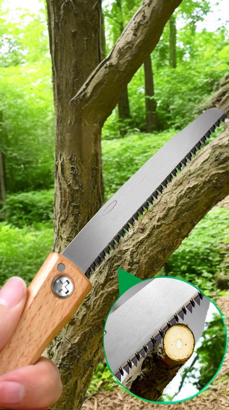 과수 가지치기에 최적화된 미니톱 사용 모습