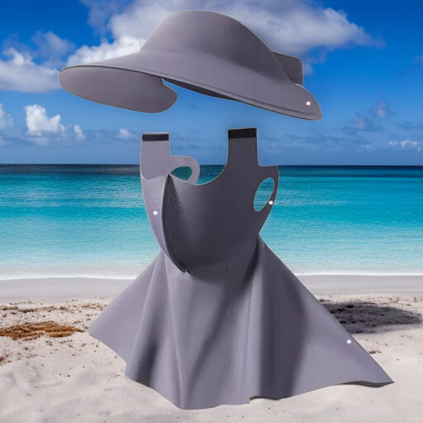 接触冷感アイスシルクフルフェイスUVカットマスク