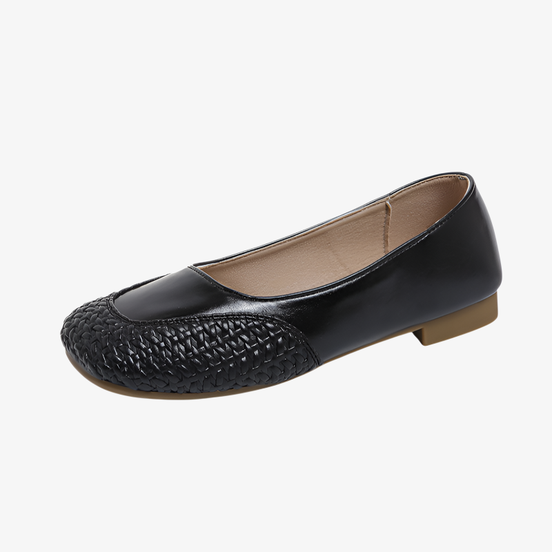 2025年夏の新作、丸いつま先ソフトレザーフラットシューズ、ローヒールシューズ、女性用、韓国風メリージェーンシューズ、ファッションデザイン、レディースシューズ