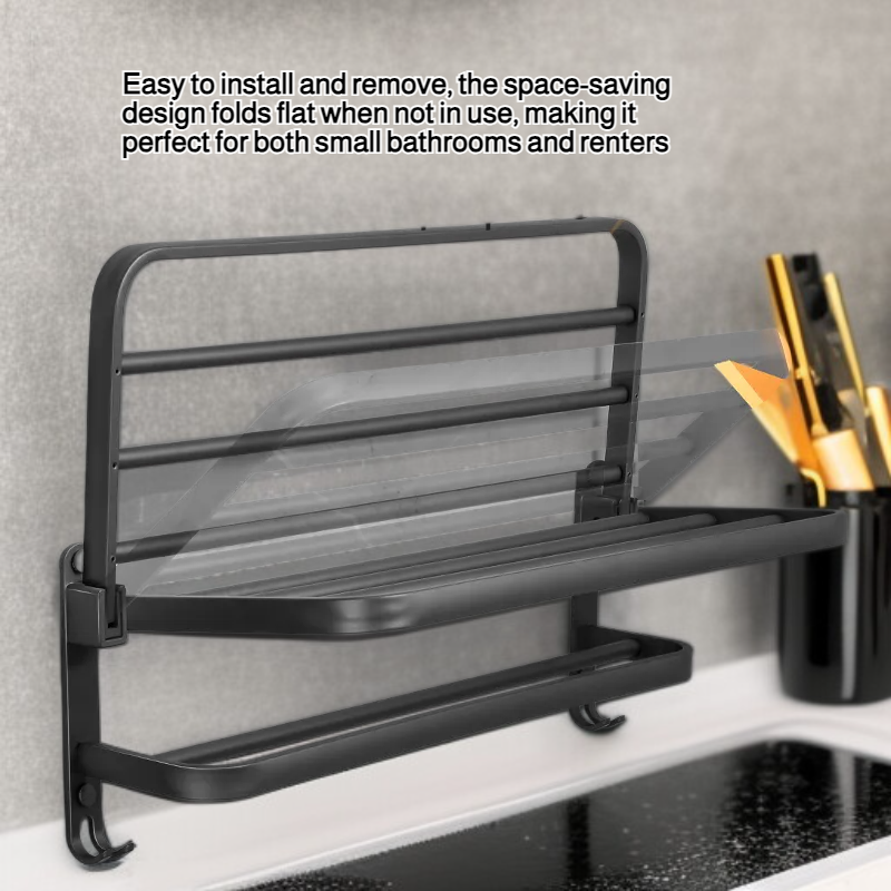 Space Foldable Bathroom Organizer