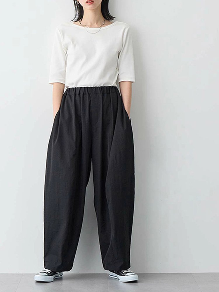 Monolly 春夏用バルーンワイドパンツ