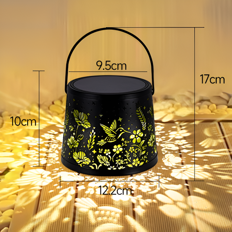庭の装飾用芝生ソーラーハチドリライト