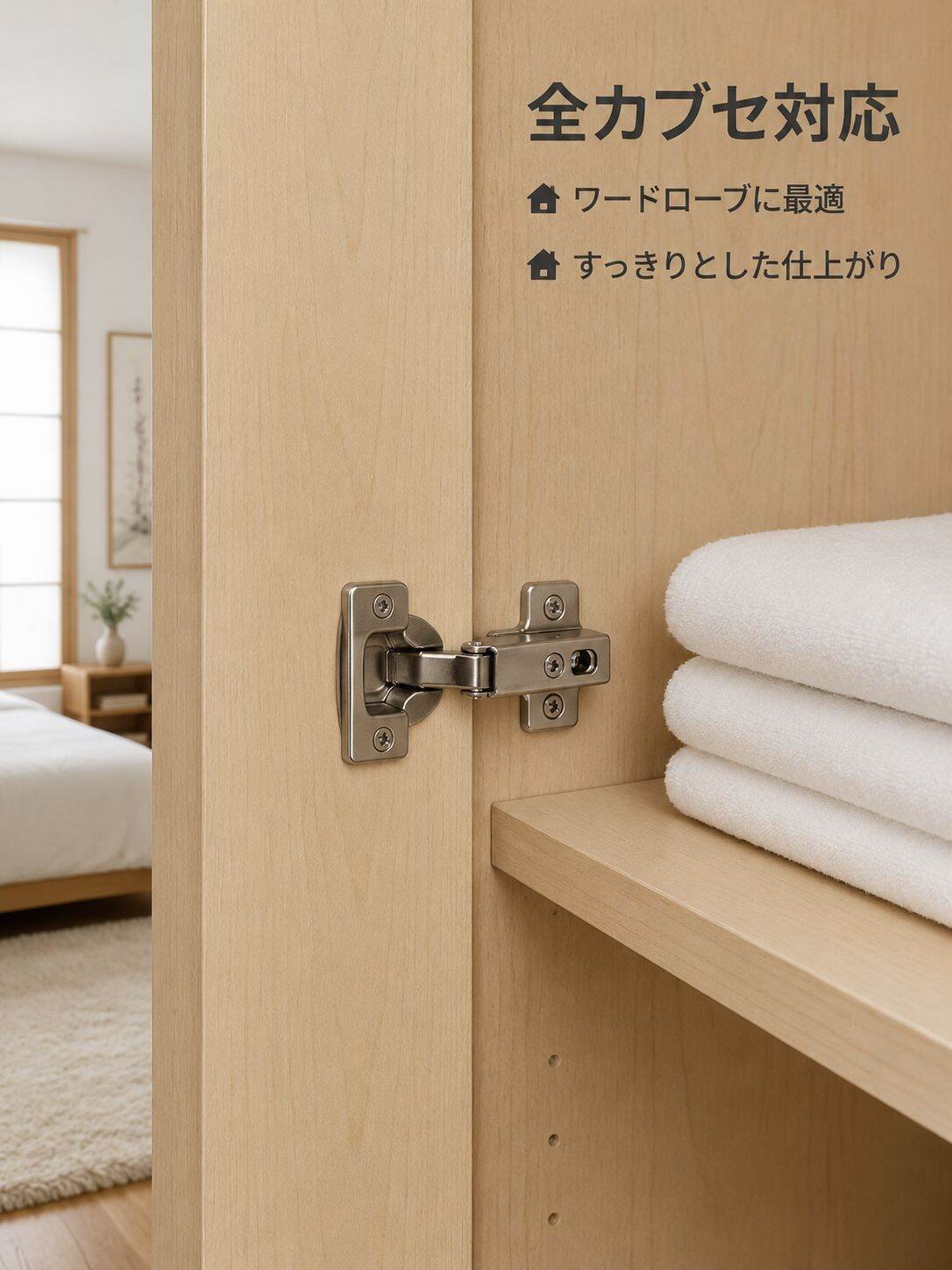 35mmスプリング ミニワードローブドアヒンジ 家具用ハードウェア