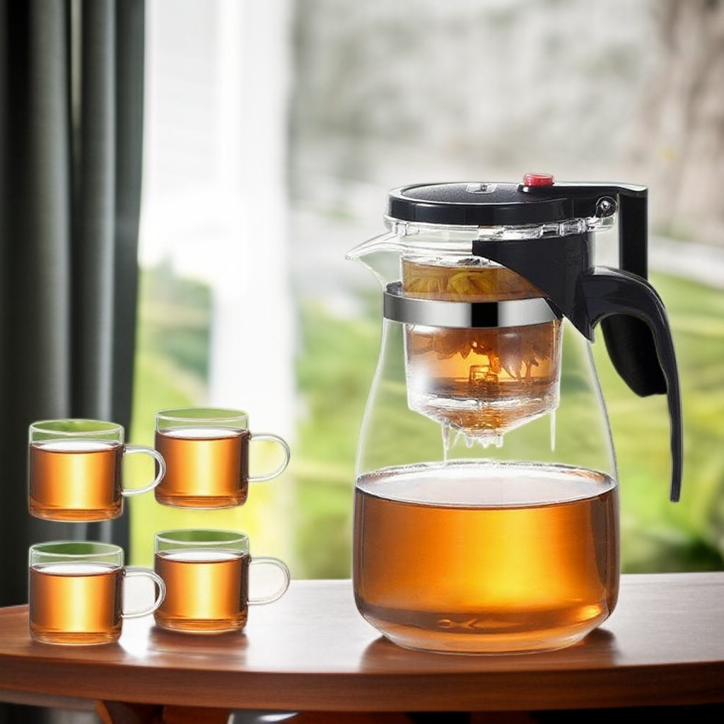 One pot four cup teapot