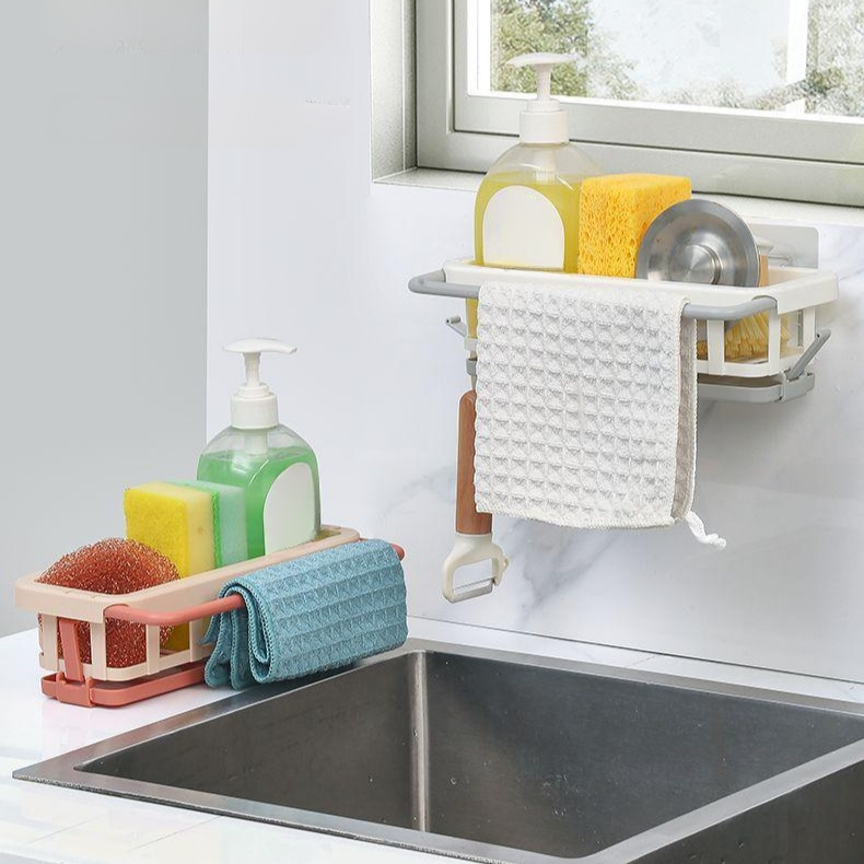  주방 필수템! 타공 없이 설치하는 스마트 벽걸이 선반