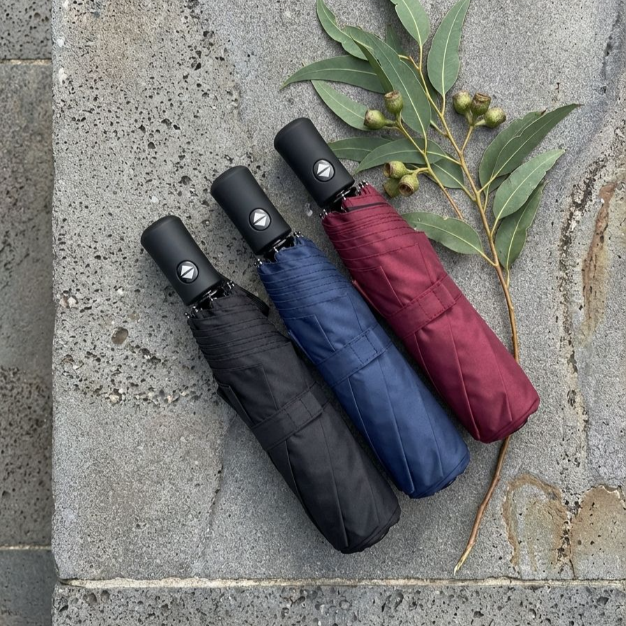 ビジネススタイルに合うシンプルデザインの傘