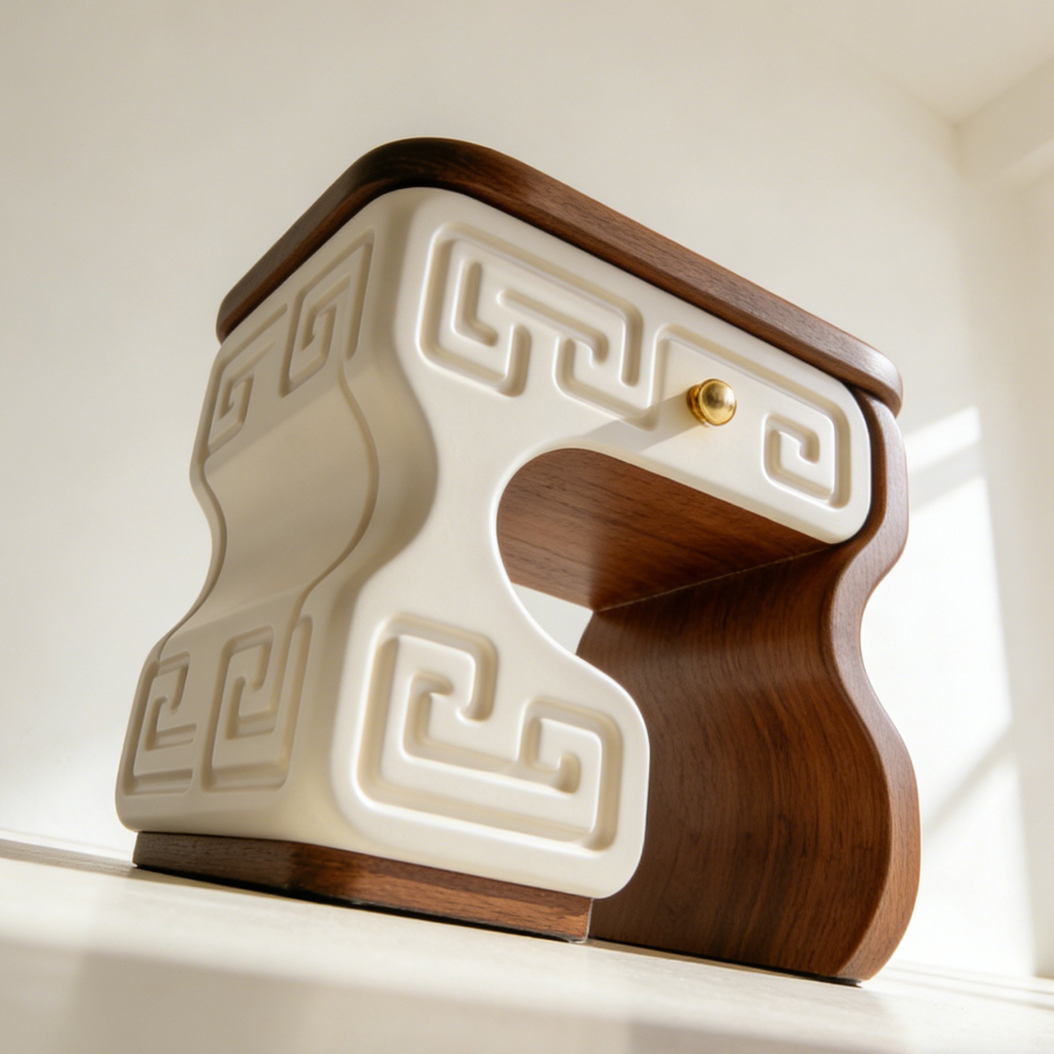 원목 침대 옆장