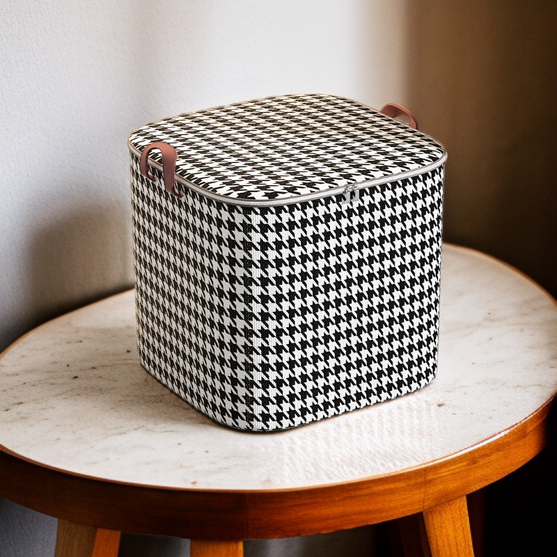 千鳥格衣物被子收納袋