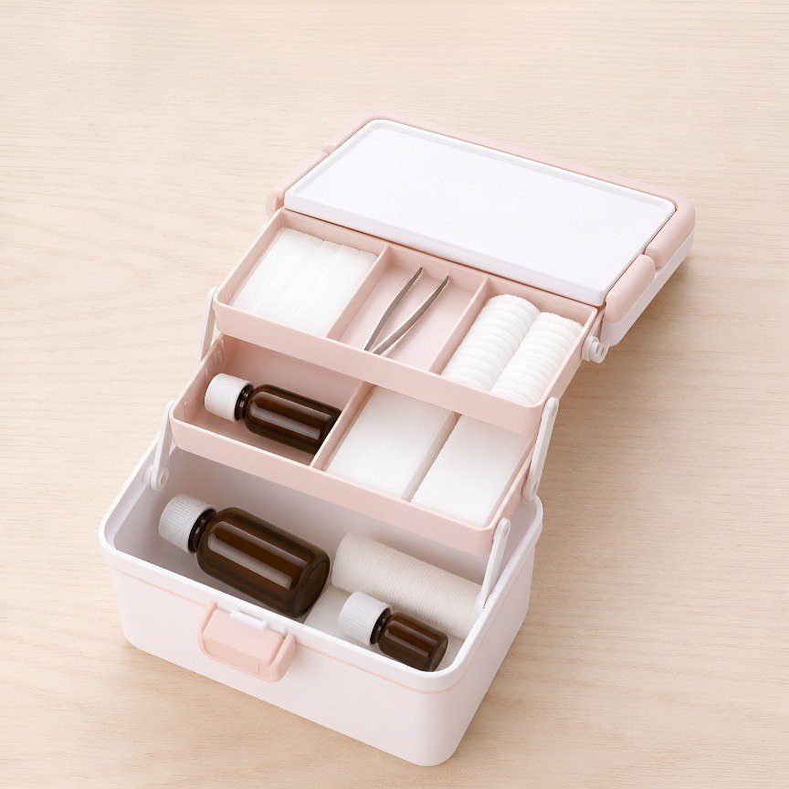 Boîte de premiers secours médicale portable à poignée